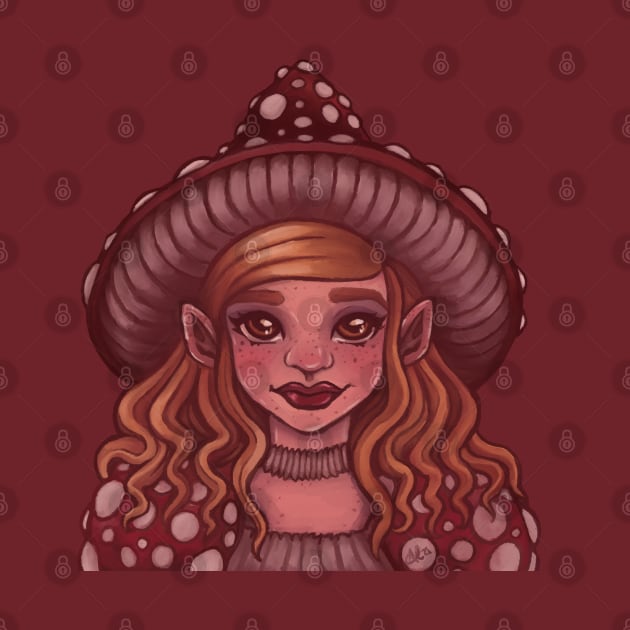 Amanita Witch by AliceQuinn