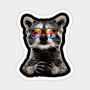 Interstellar Raccoon Crew Explore Extraterrestrial Fashion with Style Magnet