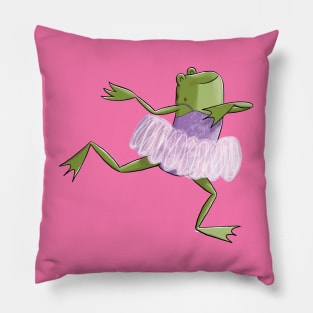 Frog Ballerina Pillow