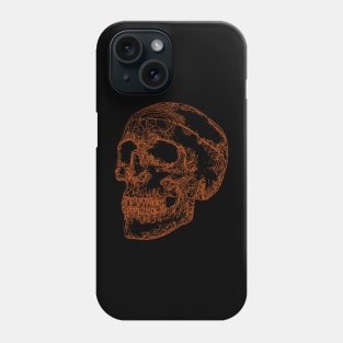 Skull Lines Graphics Phone Case