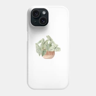 Caladium plant art Phone Case