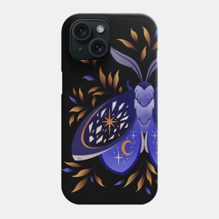 Moonlight moth magic Phone Case