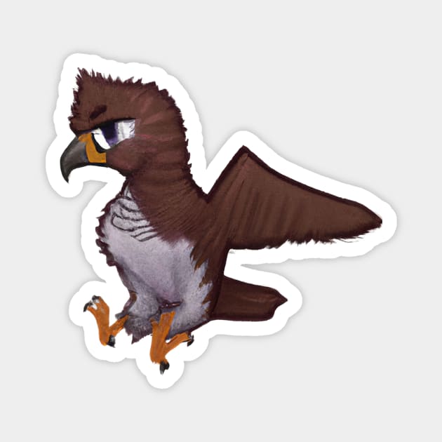 Cute Buzzard Drawing Magnet by Play Zoo