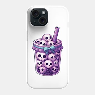 Bubble Tea Skulls Phone Case