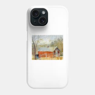 Barn Autumn New York State Phone Case