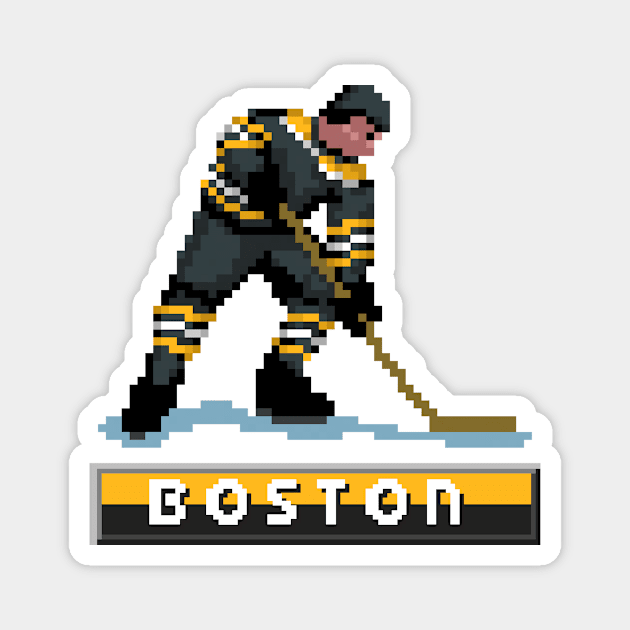 Boston Hockey Magnet by clarkehall