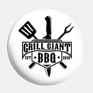 Grill Giant Shield shirt Black Art Pin