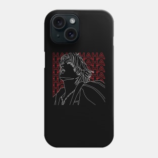 Laughing Tidus (White Outline) Phone Case