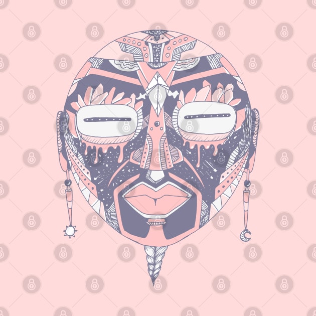 Npink African Mask 2 by kenallouis