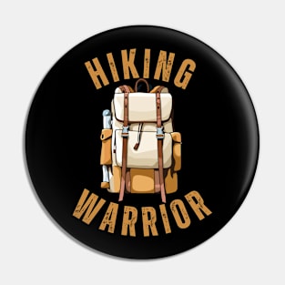 Hiking Warrior Pin