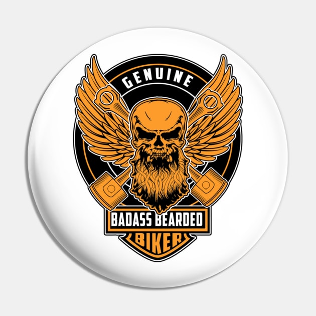 genuine badass bearded biker Pin by fioruna25