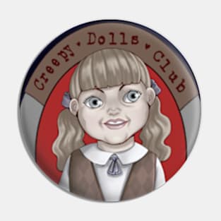 Creepy Dolls Club Pin
