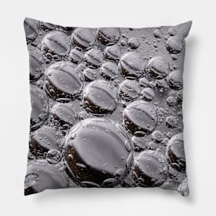 Ascending Mercury. Abstract Macro Photography Pillow