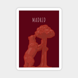 The Bear and the Strawberry Tree Spain Madrid Magnet