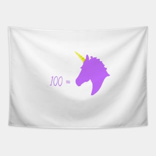 100 Unicorn - Lavender Tapestry