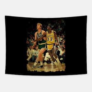 vintage larry and magic Tapestry