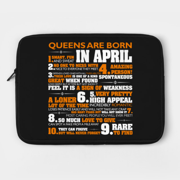 Queens are born in April T Shirt Cancer Pride Birthday Gift