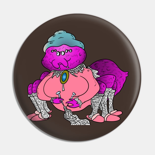 Granny Tarantula Pin by GeekVisionProductions