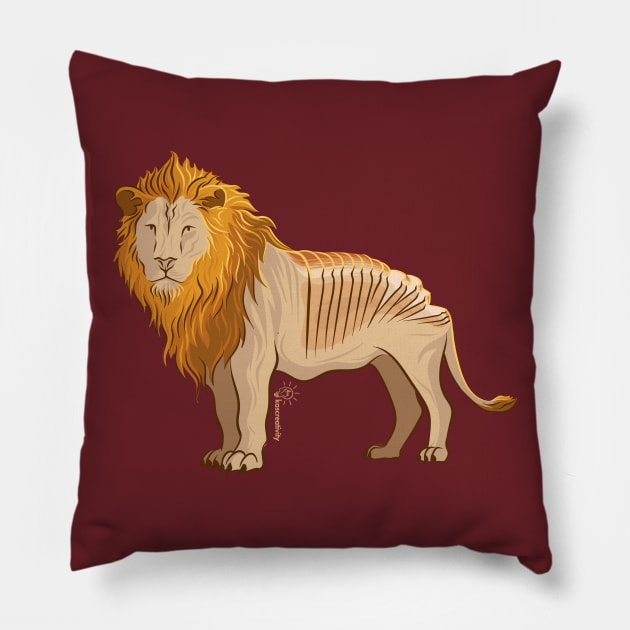 Loaf of Lion Pillow by kascreativity