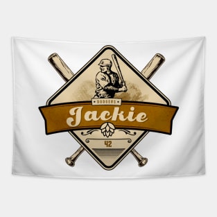 jackie, baseball Tapestry