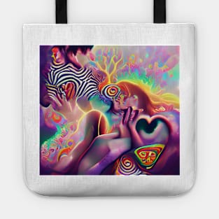 Psychedelic Love Tote