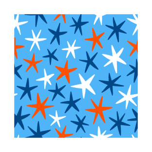 Pattern with stars T-Shirt