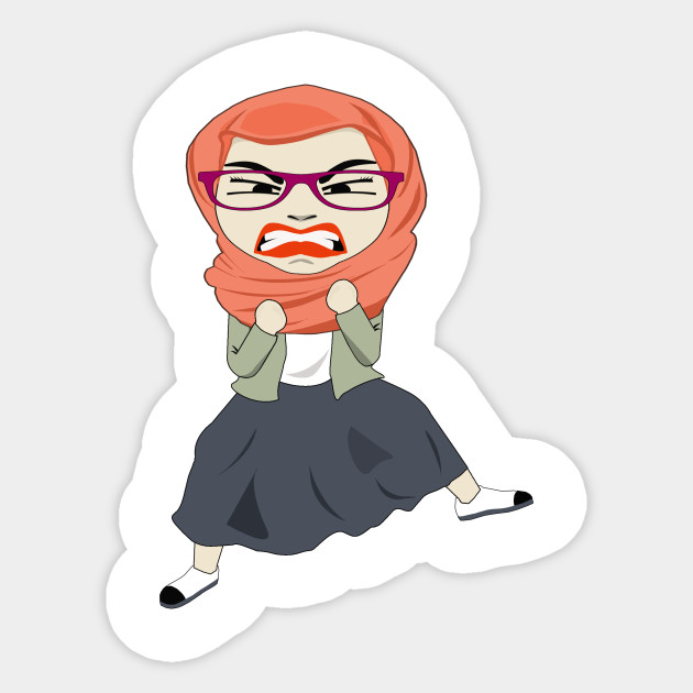 Stiker Hijab Kumpulan Stiker Keren