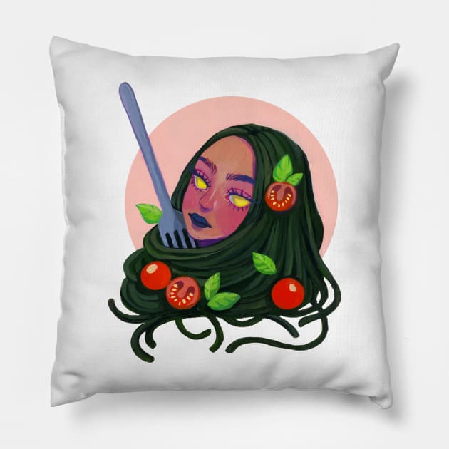 Linguine Pillow by LavendarCat