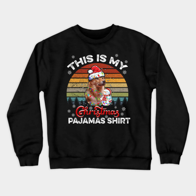 This Is My Christmas Pajamas Shiba Inu Dog Christmas Retro