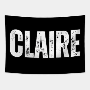 Claire Name Gift Birthday Holiday Anniversary Tapestry