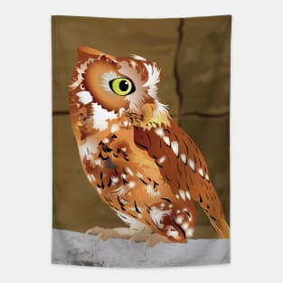 Screech Owl Tapestry