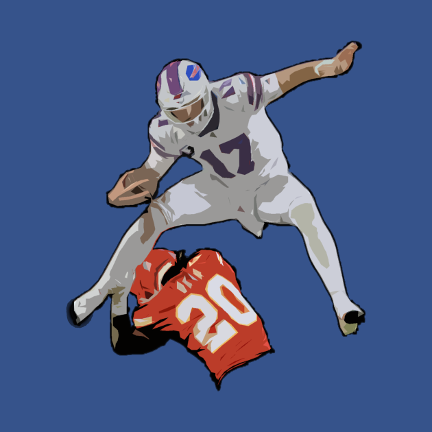 Josh Allen Leap - Josh Allen - T-Shirt | TeePublic