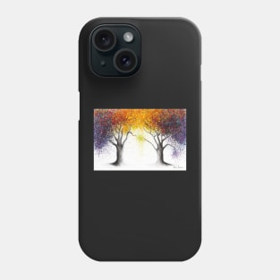 Paralleled Prism Trees Phone Case