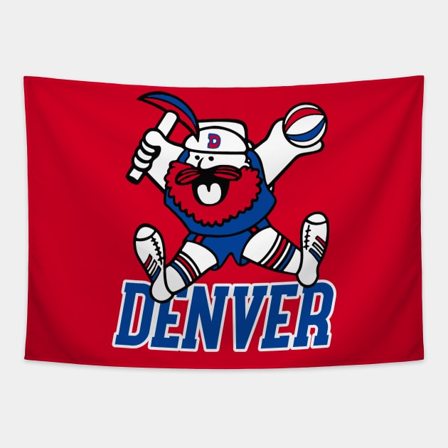 Denver Nuggets 1976 Tapestry by Aurver