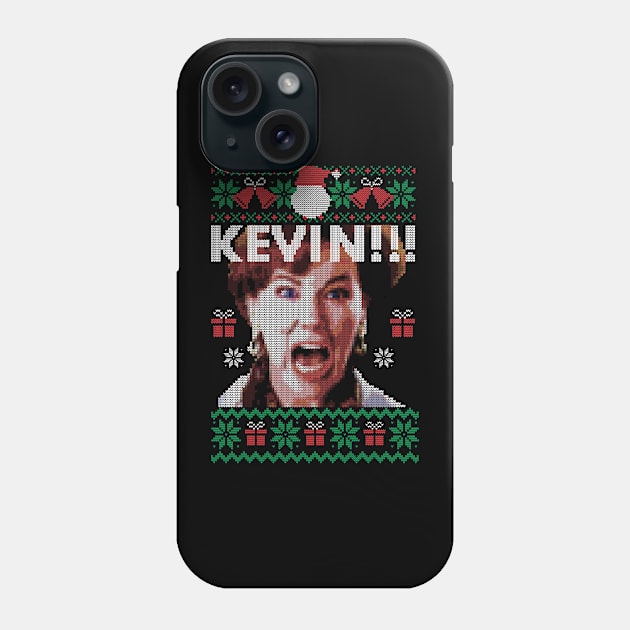 Kevin Christmas Ugly Sweater Phone Case by Jogja Istimewa