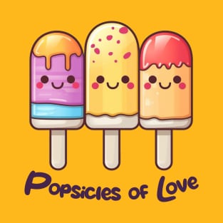 Kawaii Adorable Pride Popsicles T-Shirt