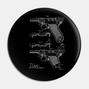 recoil loading small arms Vintage Patent Drawing Pin