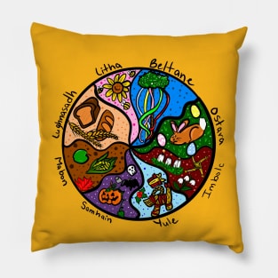 Wheel of the year Pillow