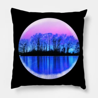 A gorgeous nature view in amazing colours Pillow