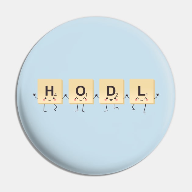 The HODL Game Pin by AnishaCreations