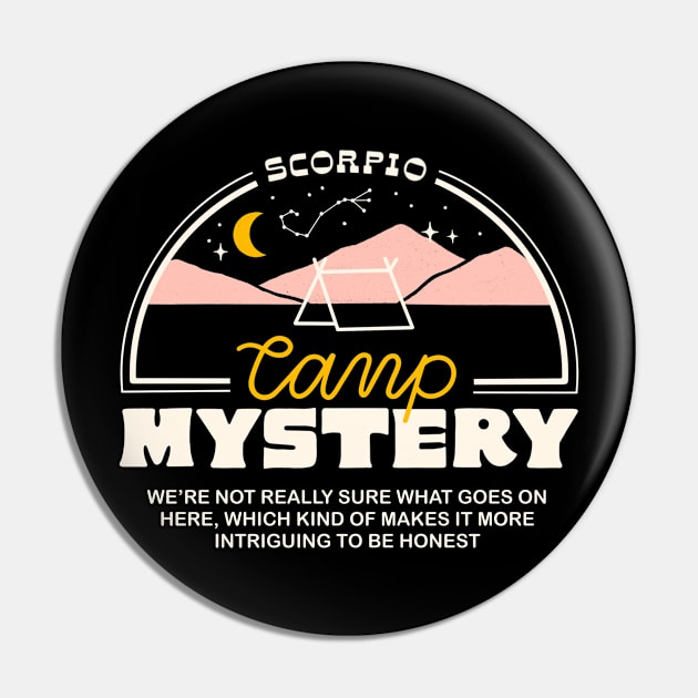 Scorpio Camp Mystery Pin by Megan Roy