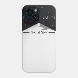 Mountain Night Sky Phone Case