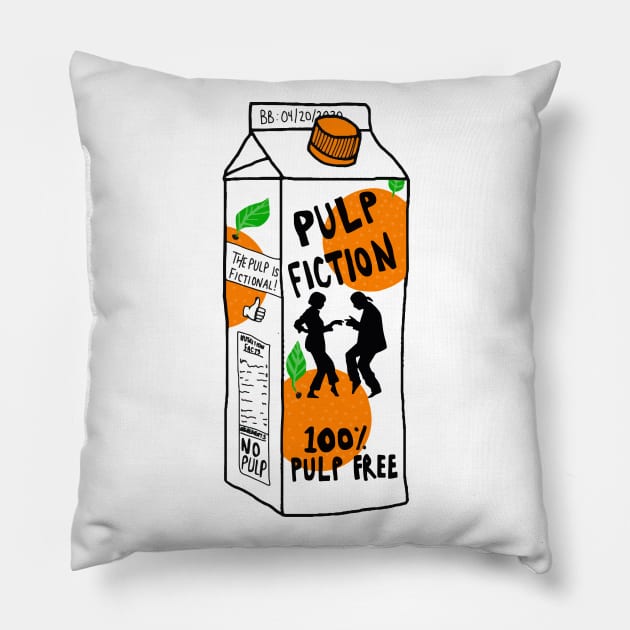 pulp fiction Pillow by nfrenette