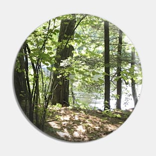 Lake Through the Woods Pin