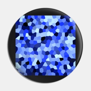 Geometric Blues Pin