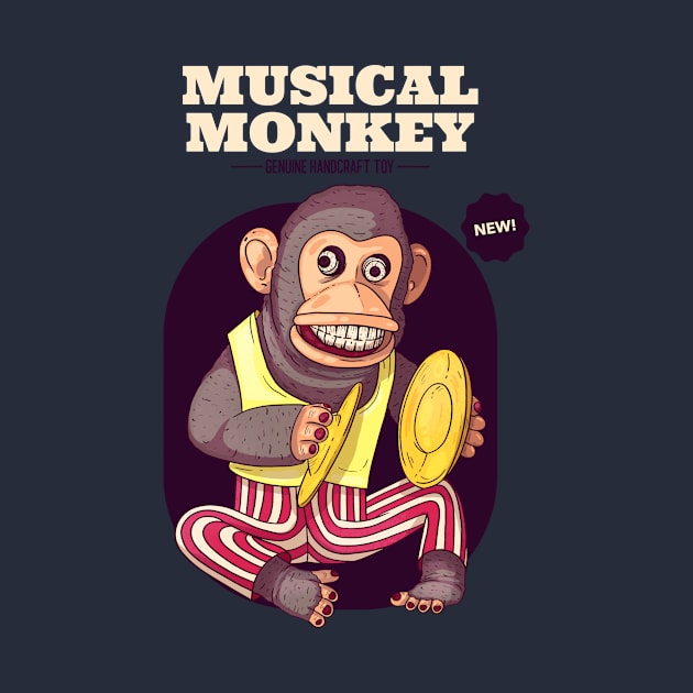 musical monkey by WOAT