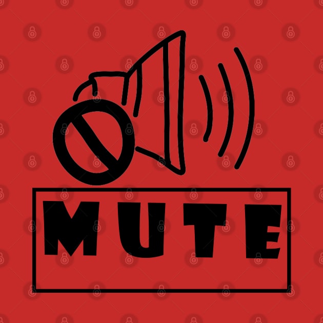 Mute T-Shirt by Newlookal