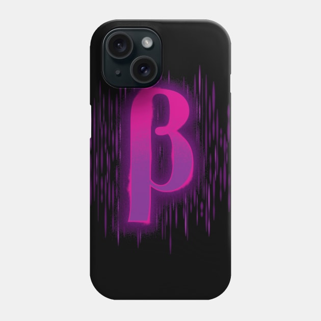 Greek Beta - Pinky Purple Phone Case by DCLawrenceUK