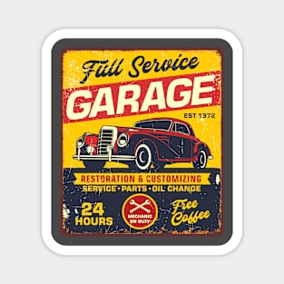 Retro Garage Magnet