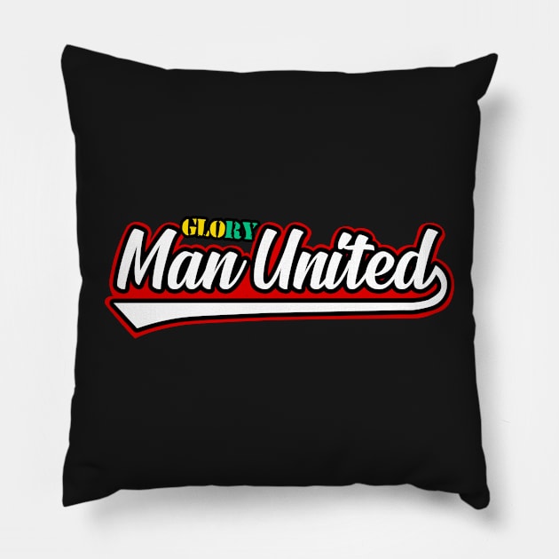 Glory Man United Pillow by lounesartdessin